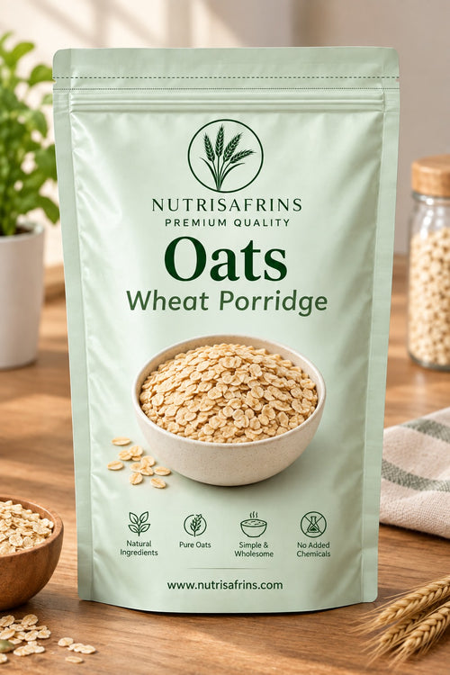 NutriSafrins Oats Wheat Porridge – Premium Whole Grain Oats