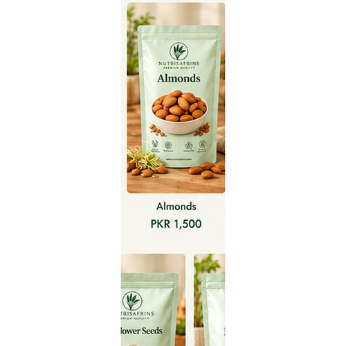 NutriSafrins Premium Whole Almonds